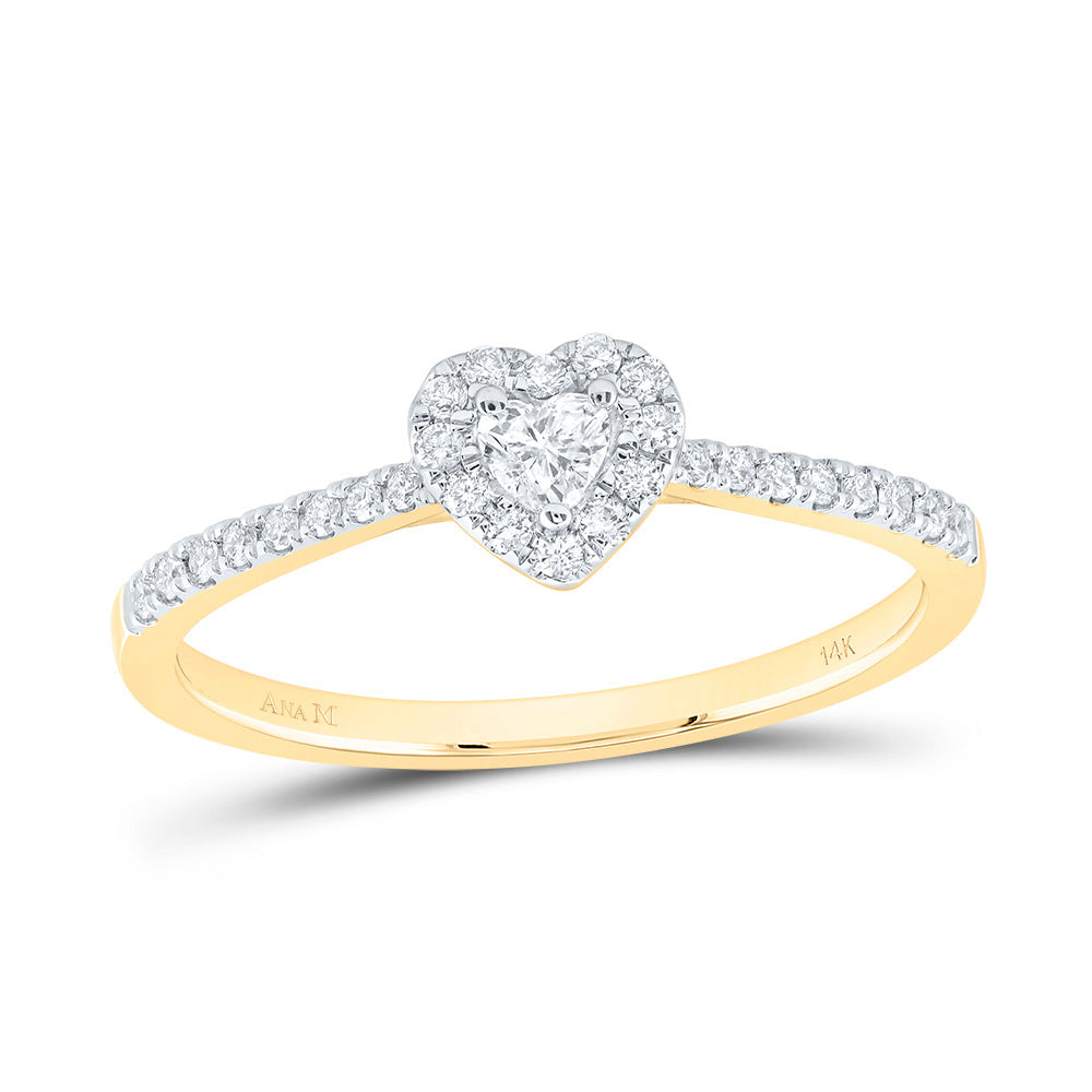 1/4CTW-NAT DIA ANA M FASHION PROMISE HEART RING 7 Daisy Joyeria