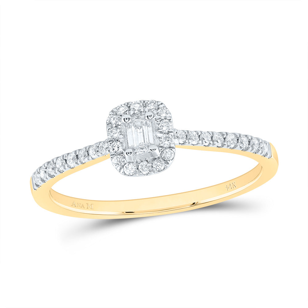 1/4CTW-NAT DIA ANA M  FASHION PROMISE EMERALD RING 7 Daisy Joyeria