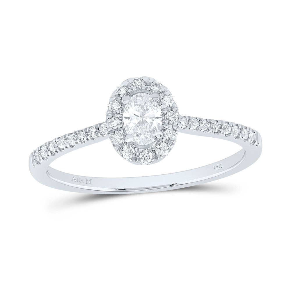1/3CTW-NAT DIA ANA M 1/5CT-COV FASHION PROMISE OVAL RING 7 Daisy Joyeria