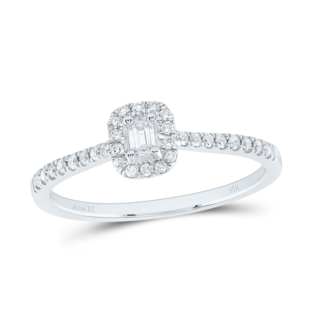 1/4CTW-NAT DIA ANA M  FASHION PROMISE EMERALD RING 7 Daisy Joyeria