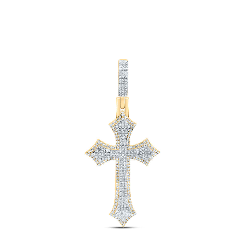 1 3/8CTW-NAT DIA P1 GIFT CROSS PENDANT Daisy Joyeria