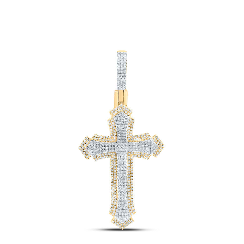 1 1/3CTW-NAT DIA P1 GIFT CROSS PENDANT Daisy Joyeria