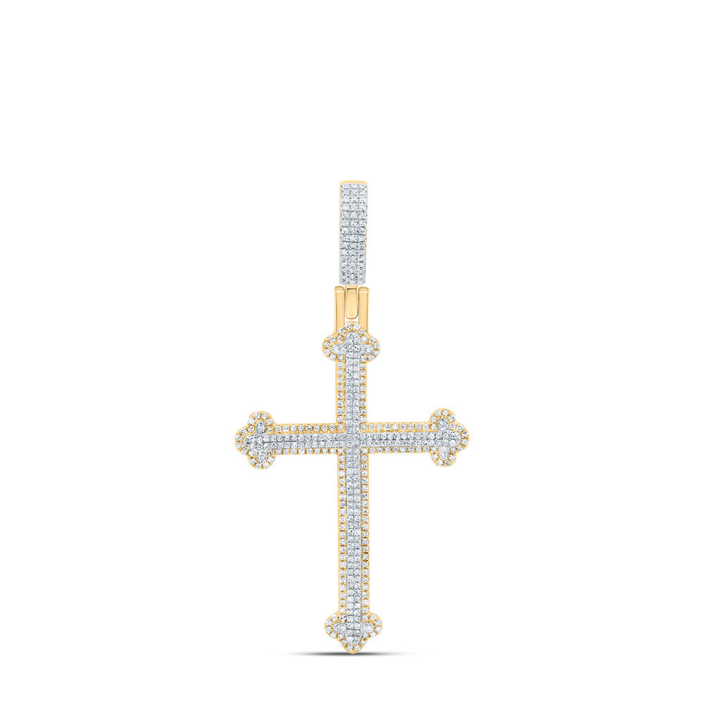 1 CTW-NAT DIA P1 GIFT CROSS PENDANT Daisy Joyeria