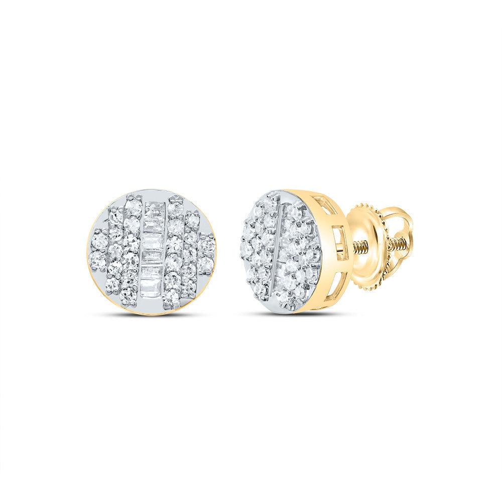1/4CTW-NAT DIA P1 GIFT ROUND STUD EARRING Daisy Joyeria