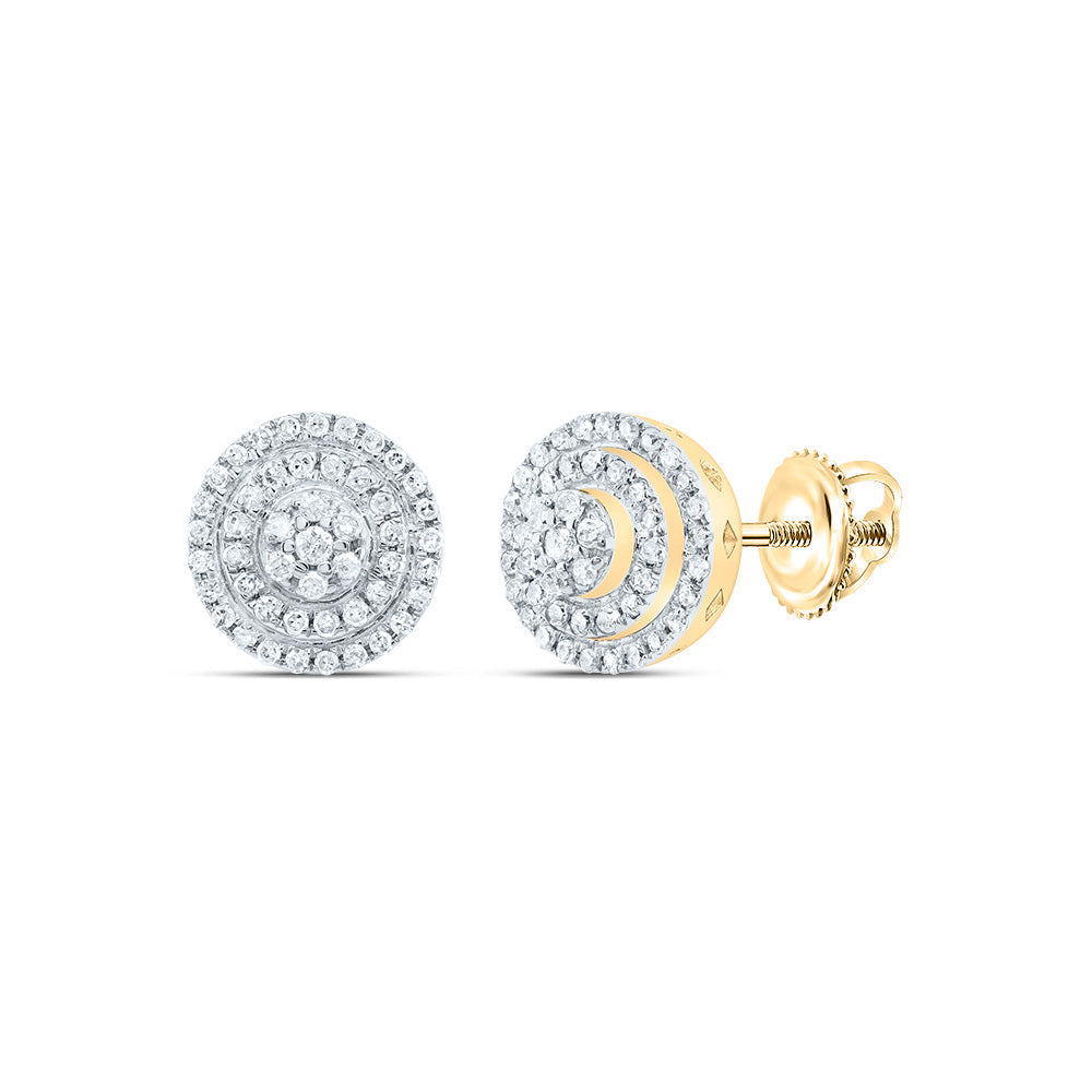 1/4CTW-NAT DIA P1 GIFT ROUND STUD EARRING Daisy Joyeria