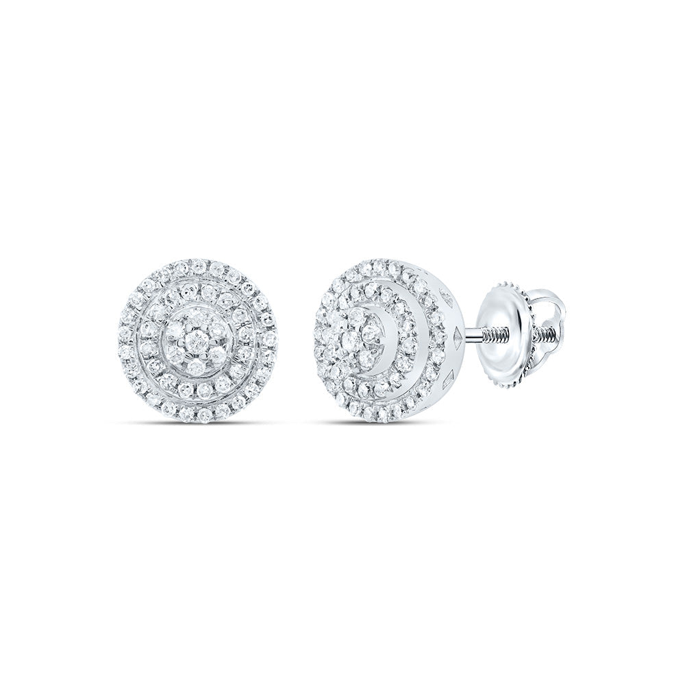 1/4CTW-NAT DIA P1 GIFT ROUND STUD EARRING Daisy Joyeria