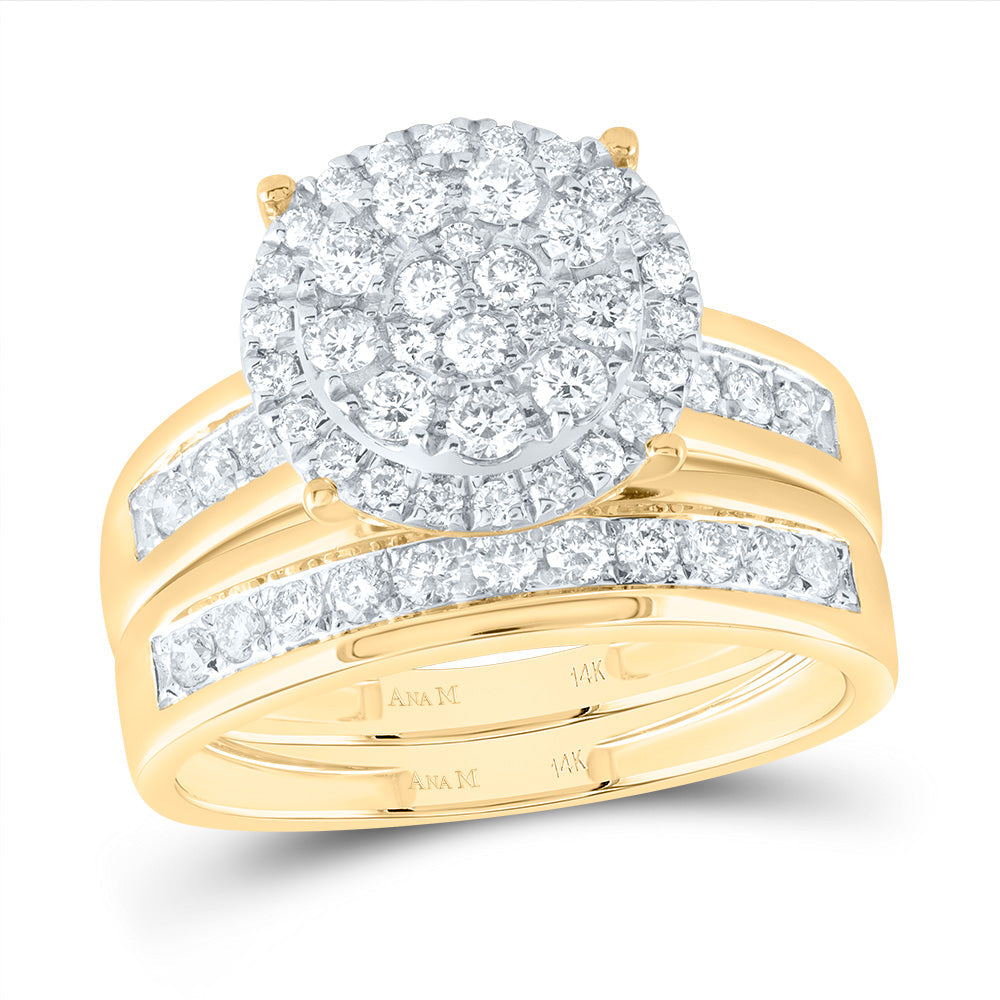 1CTW-DIA ANA M ROUND TRIO SET 7 Daisy Joyeria