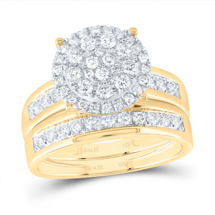 1CTW-DIA ANA M ROUND TRIO SET 7 Daisy Joyeria