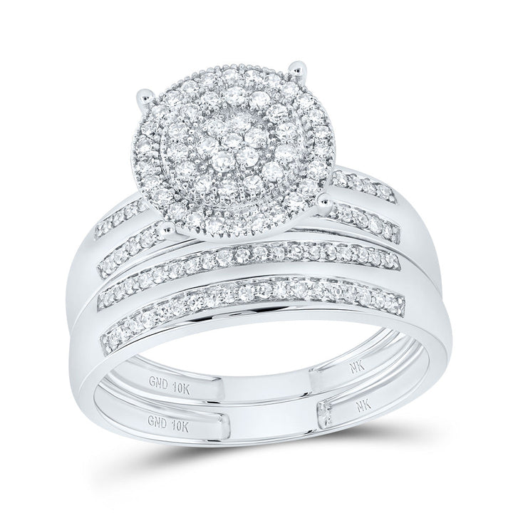 5/8CTW-DIA NK ROUND TRIO SET 7 Daisy Joyeria
