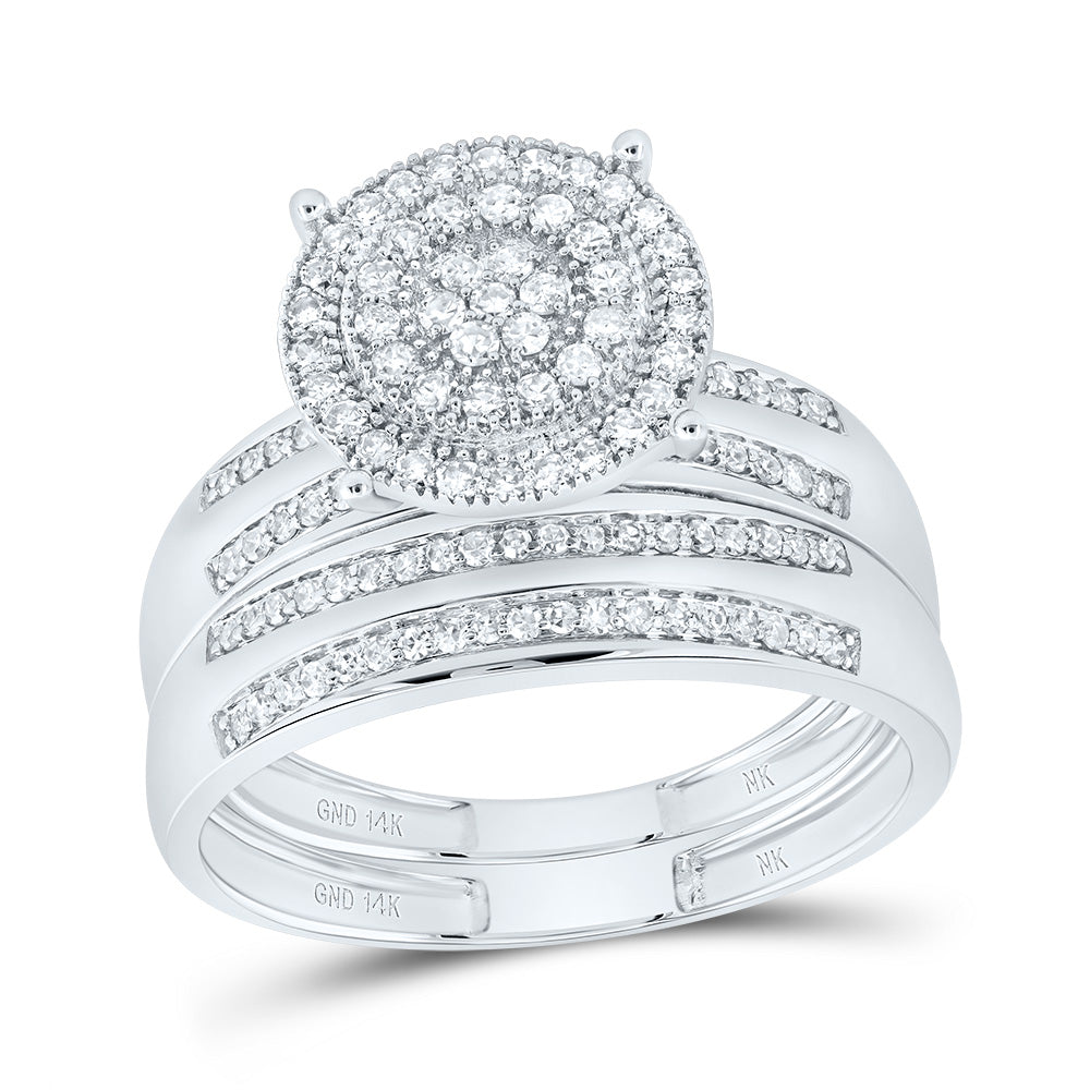 5/8CTW-DIA NK ROUND TRIO SET 7 Daisy Joyeria