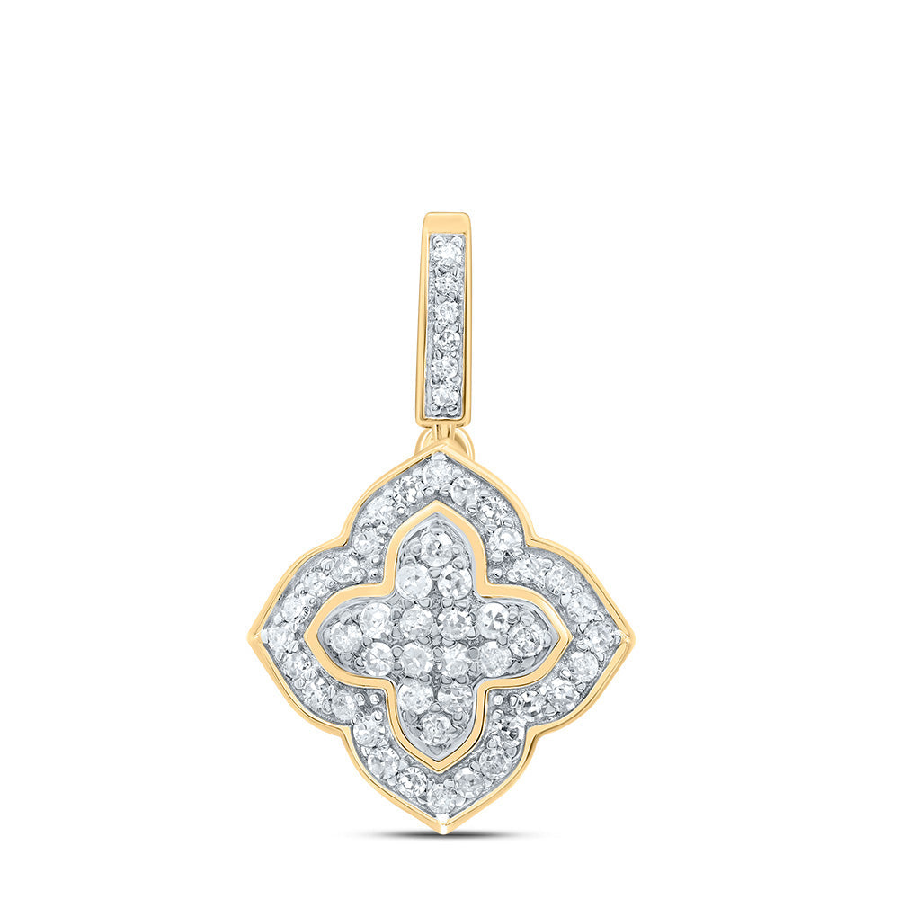 1/4CTW-DIA P1 GIFT CLOVER PENDANT Daisy Joyeria