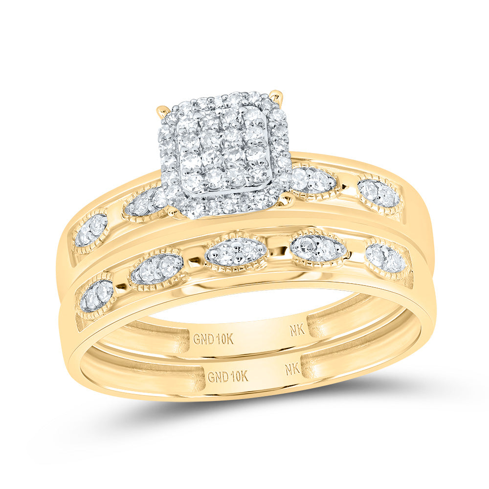 1/3CTW-DIA NK ASCHER TRIO SET 7 Daisy Joyeria