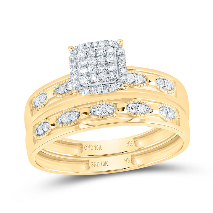 1/3CTW-DIA NK ASCHER TRIO SET 7 Daisy Joyeria