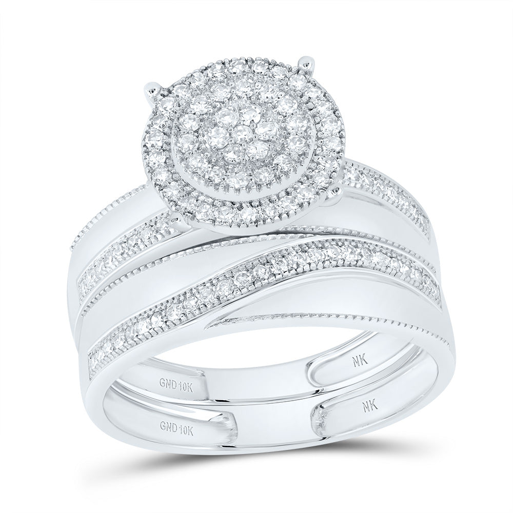 5/8CTW-DIA NK ROUND TRIO SET 7 Daisy Joyeria