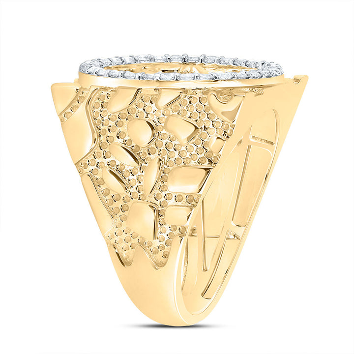 5/8CTW-DIA NK CENTENARIO MENS RING 10 Daisy Joyeria