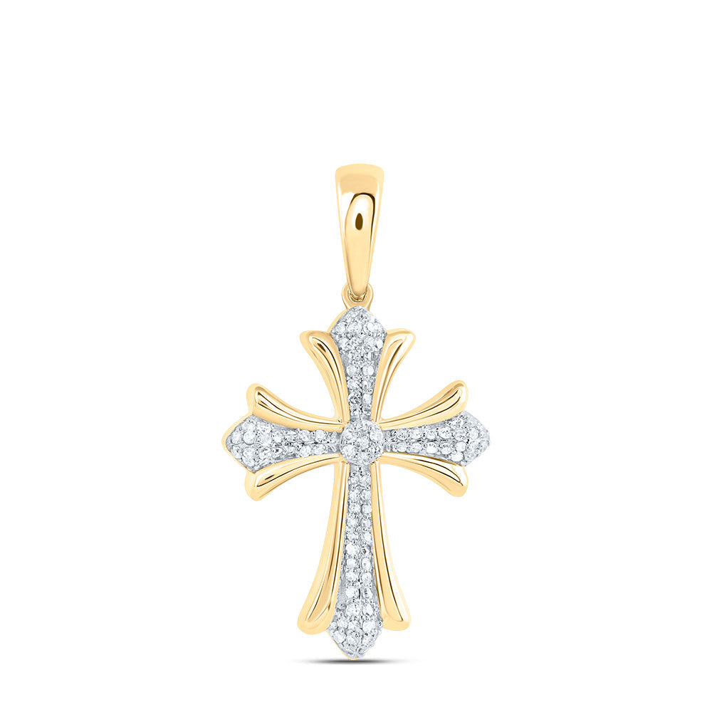 1/3CTW DIA NK FASHION CROSS PENDANT Daisy Joyeria
