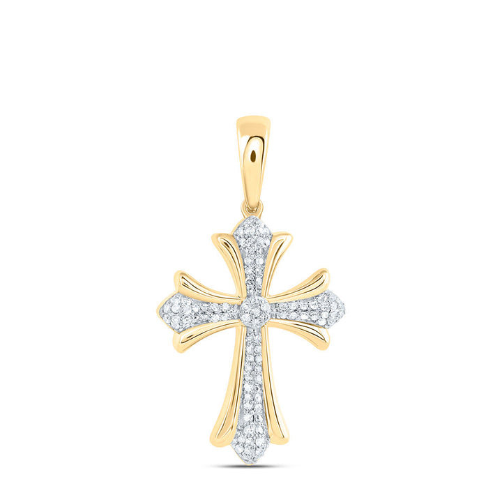 1/3CTW DIA NK FASHION CROSS PENDANT Daisy Joyeria