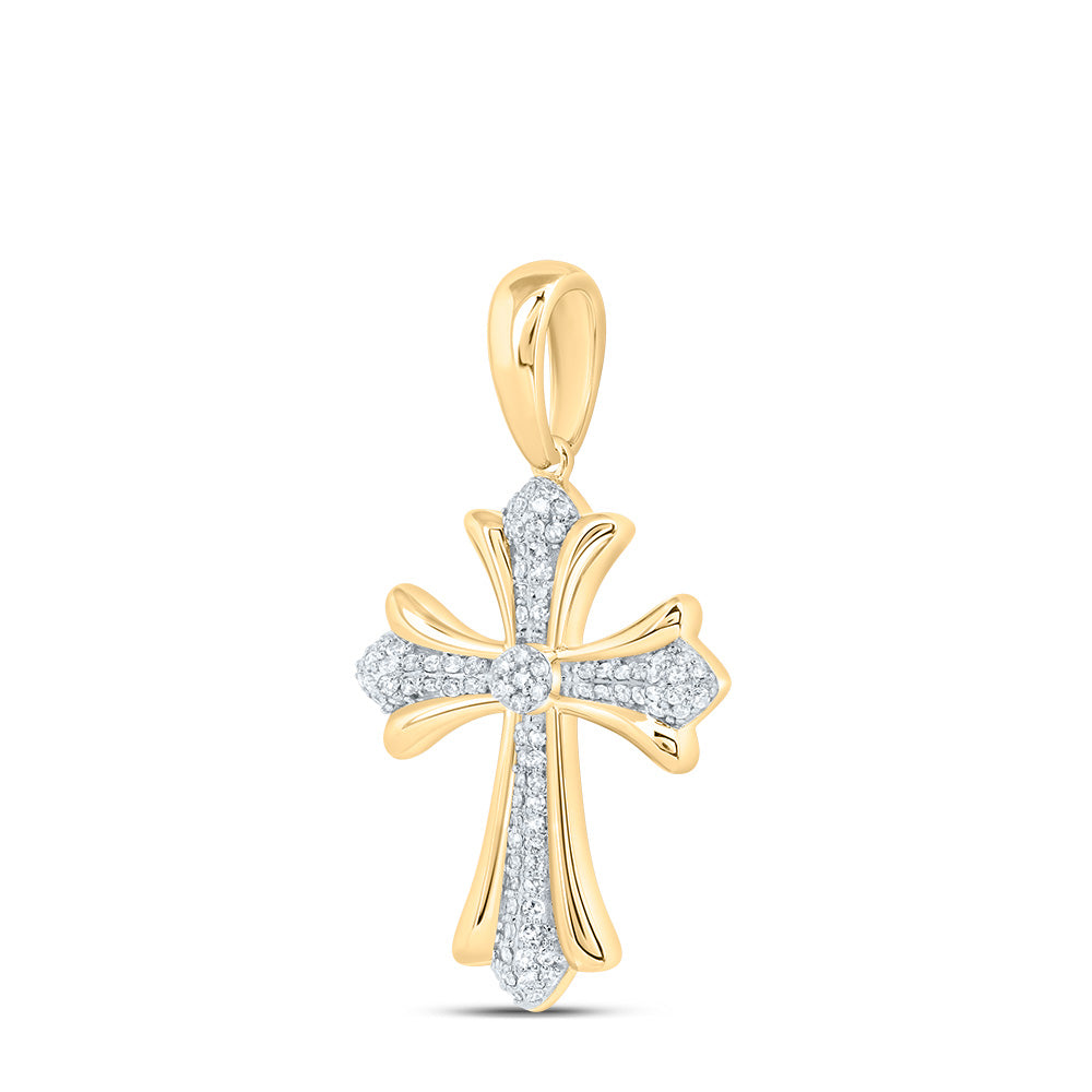 1/3CTW DIA NK FASHION CROSS PENDANT Daisy Joyeria