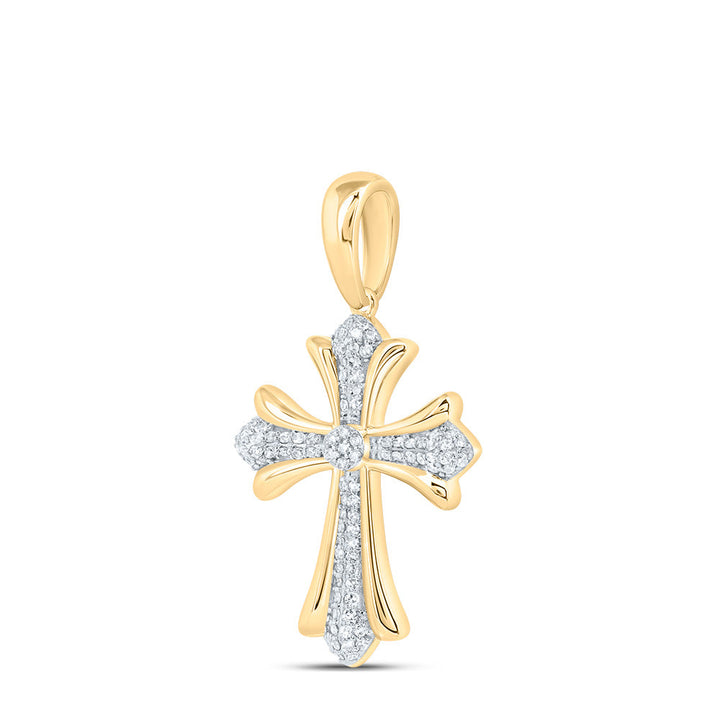 1/3CTW DIA NK FASHION CROSS PENDANT Daisy Joyeria