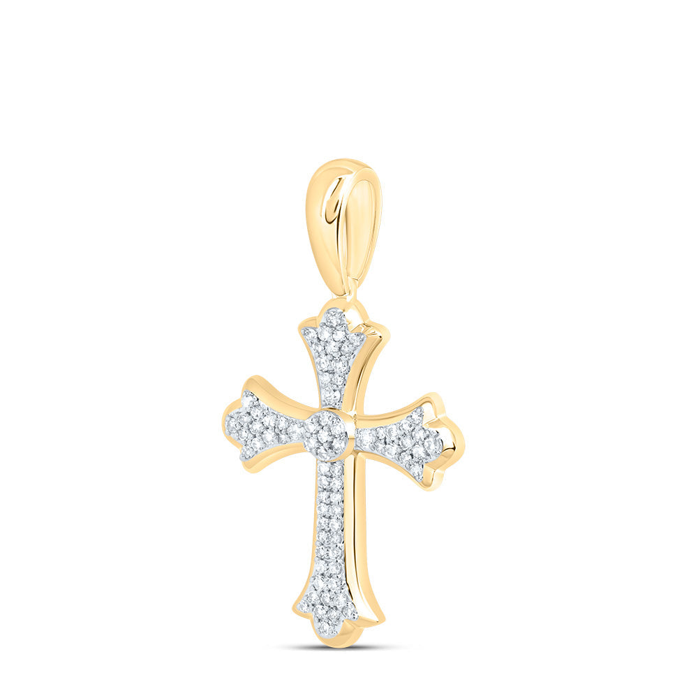 1/3CTW DIA NK FASHION CROSS PENDANT Daisy Joyeria