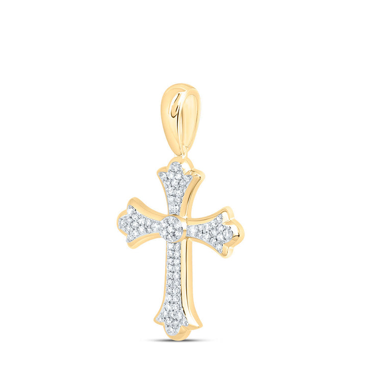 1/3CTW DIA NK FASHION CROSS PENDANT Daisy Joyeria