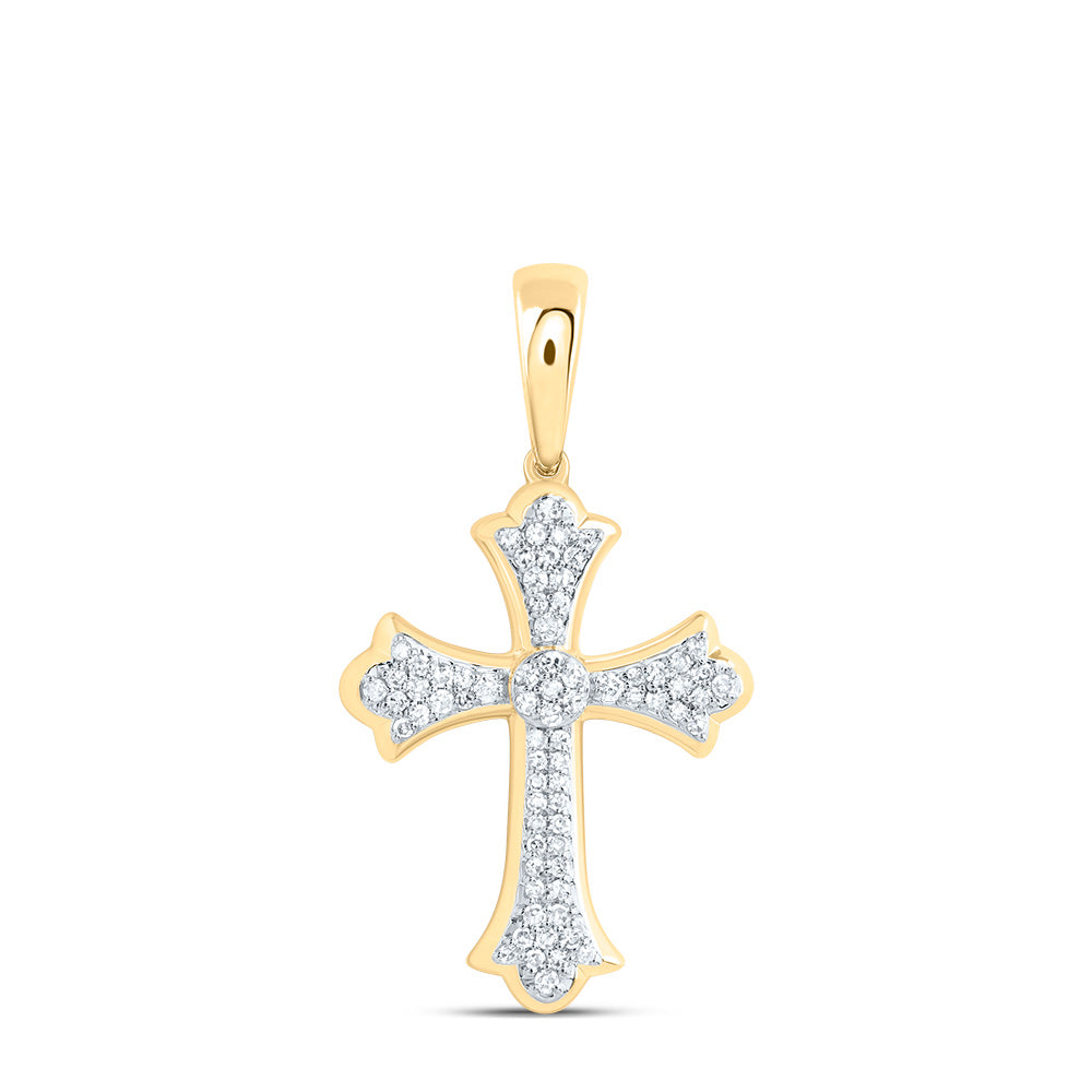 1/3CTW DIA NK FASHION CROSS PENDANT Daisy Joyeria