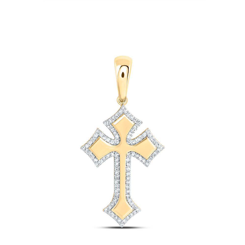 1/3CTW DIA NK FASHION CROSS PENDANT Daisy Joyeria