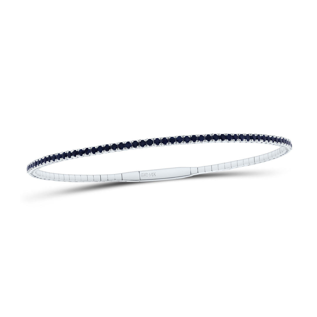 2 1/4CTW-NAT DIA RD-BS NAT GEM TENNIS BANGLE Daisy Joyeria