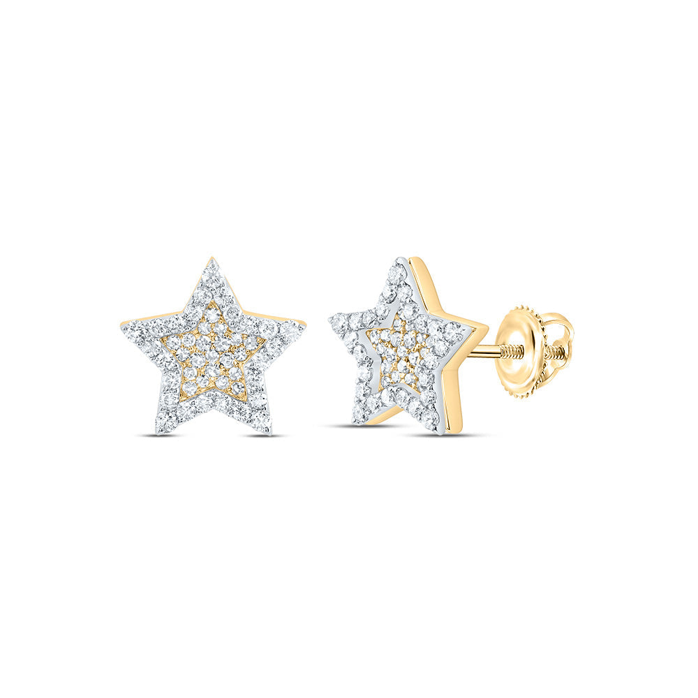 3/4CTW DIA NK STAR MENS STUD EARRING Daisy Joyeria