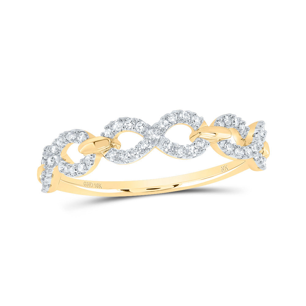 1/4CTW-DIA NK FASHION INFINITY RING 7 Daisy Joyeria