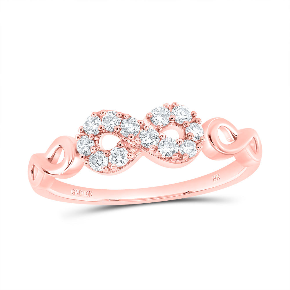 1/4CTW-DIA NK FASHION INFINITY RING 7 Daisy Joyeria
