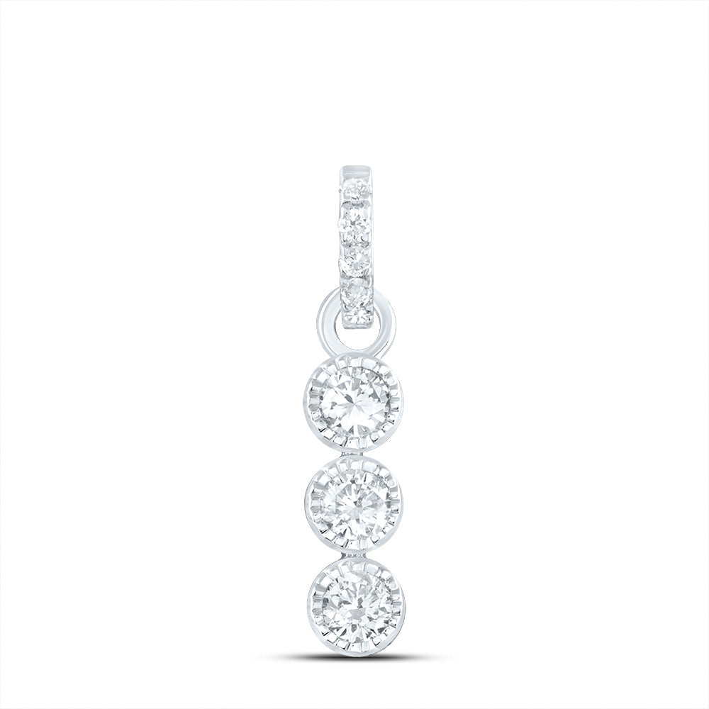 1/6CTW-DIA ANA M FASHION PENDANT Daisy Joyeria