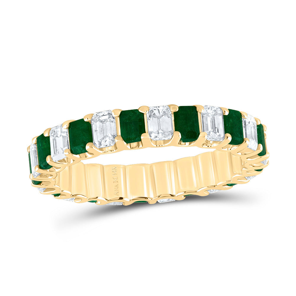 1CTW-DIA ANA M 1CTW-EM-EM NAT GEM RING 7 Daisy Joyeria
