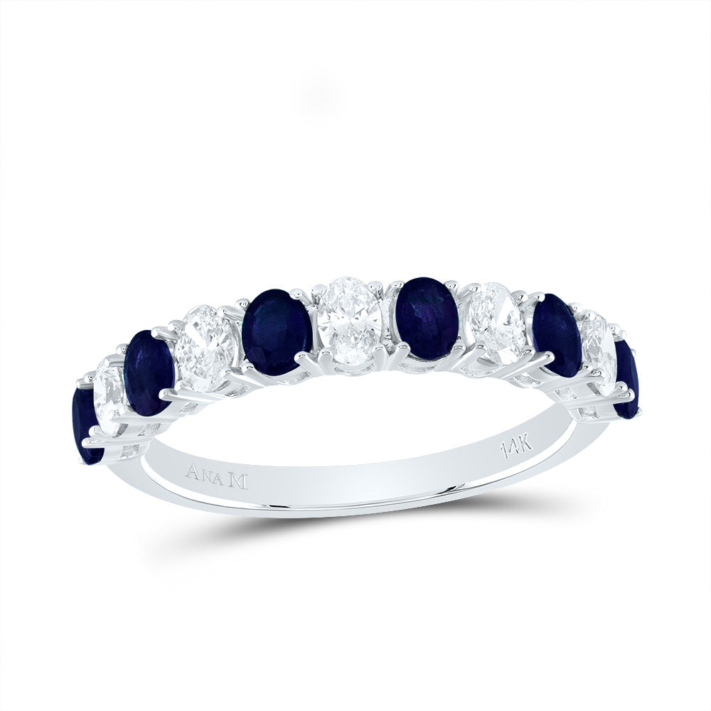 3/8CTW-DIA ANA M 7/8CTW-OV-BS NAT GEM RING 7 Daisy Joyeria