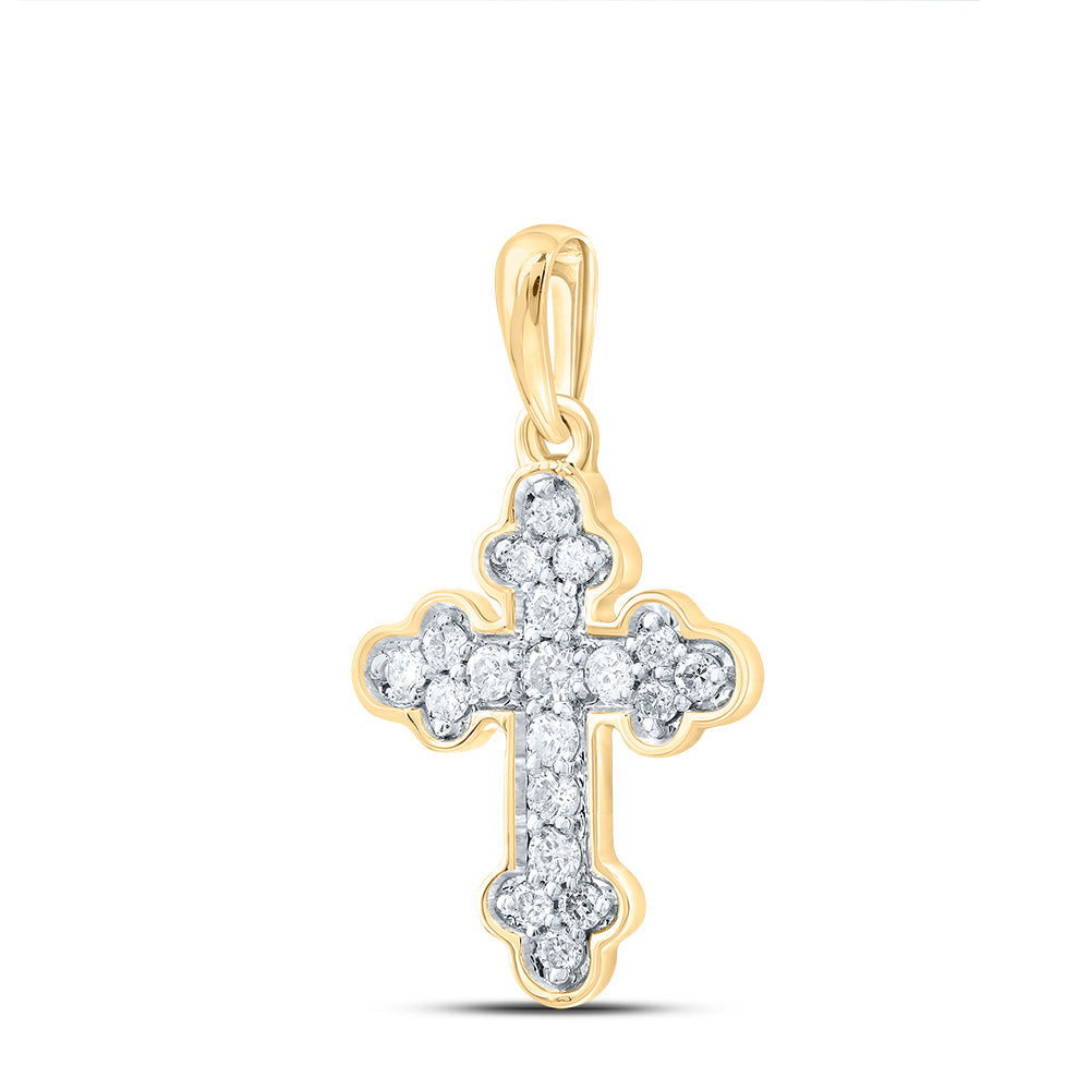 1/8CTW-DIA CN GIFT CROSS PENDANT Daisy Joyeria