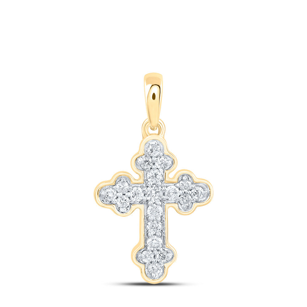 1/8CTW-DIA CN GIFT CROSS PENDANT Daisy Joyeria