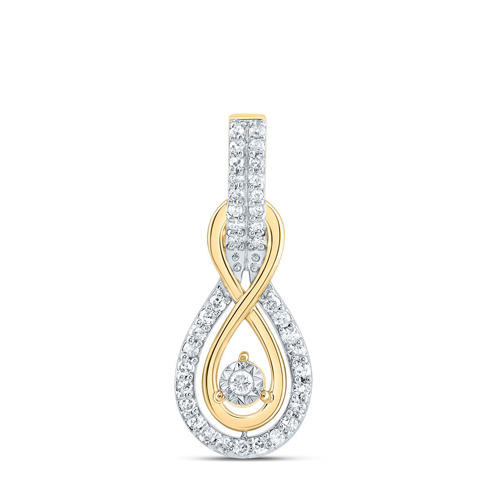 1/8CTW-DIA P1 GIFT INFINITY PENDANT Daisy Joyeria