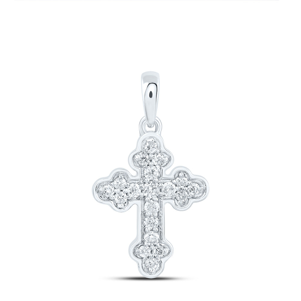 1/8CTW-DIA CN GIFT CROSS PENDANT Daisy Joyeria
