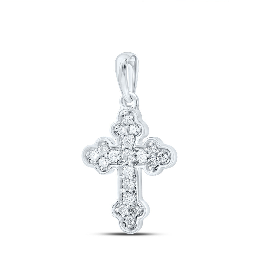 1/8CTW-DIA CN GIFT CROSS PENDANT Daisy Joyeria