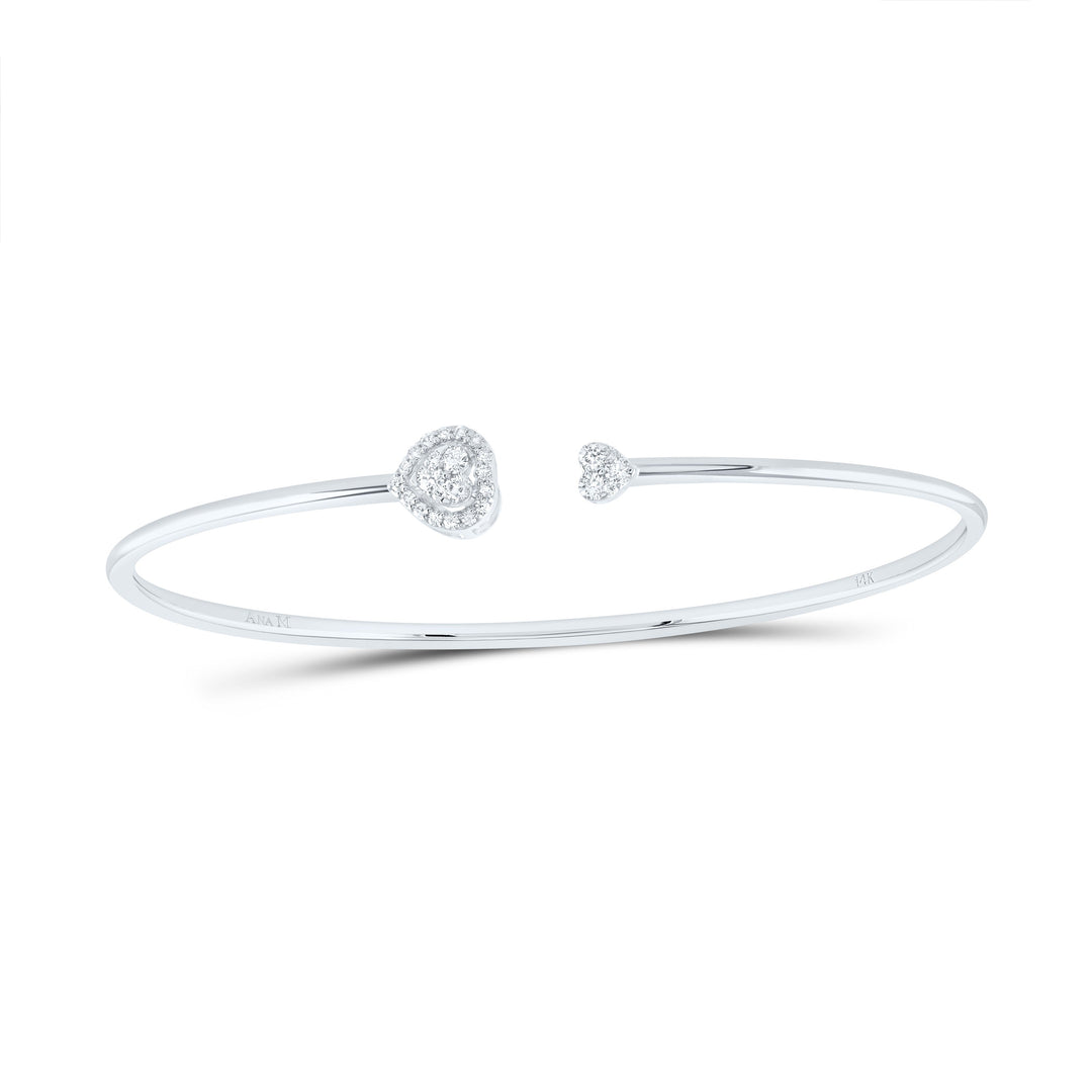 1/4CTW-DIA ANA M PEAR BANGLE Daisy Joyeria