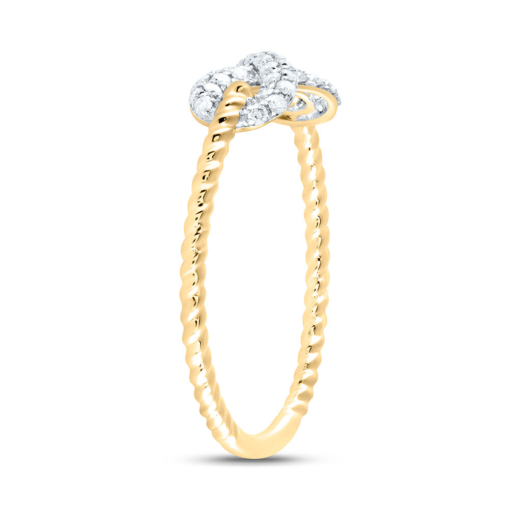 1/5CTW-DIA ANA M FASHION INFINITY RING 7 Daisy Joyeria