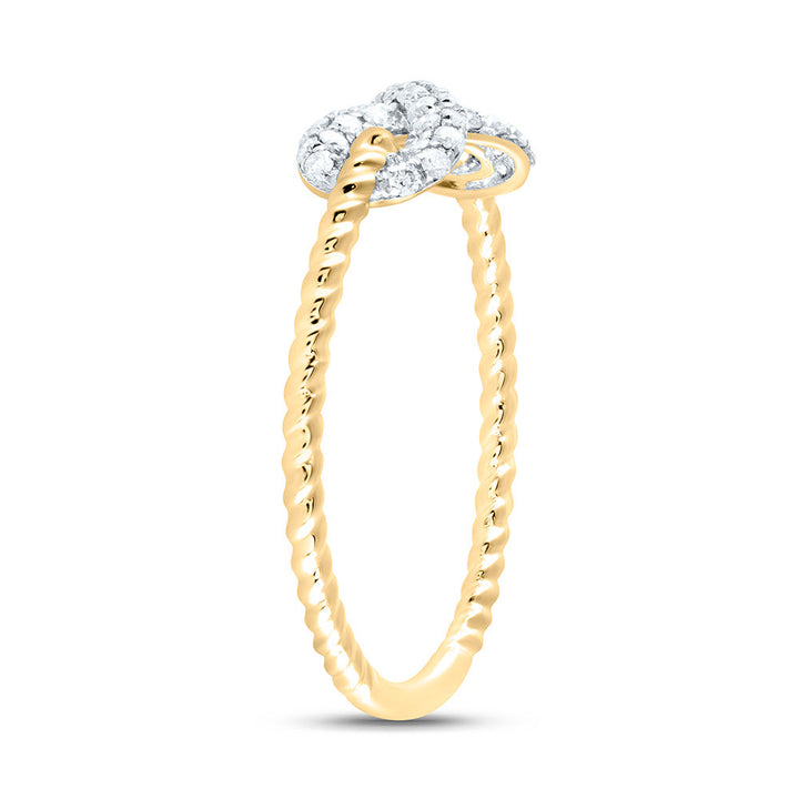 1/5CTW-DIA ANA M FASHION INFINITY RING 7 Daisy Joyeria