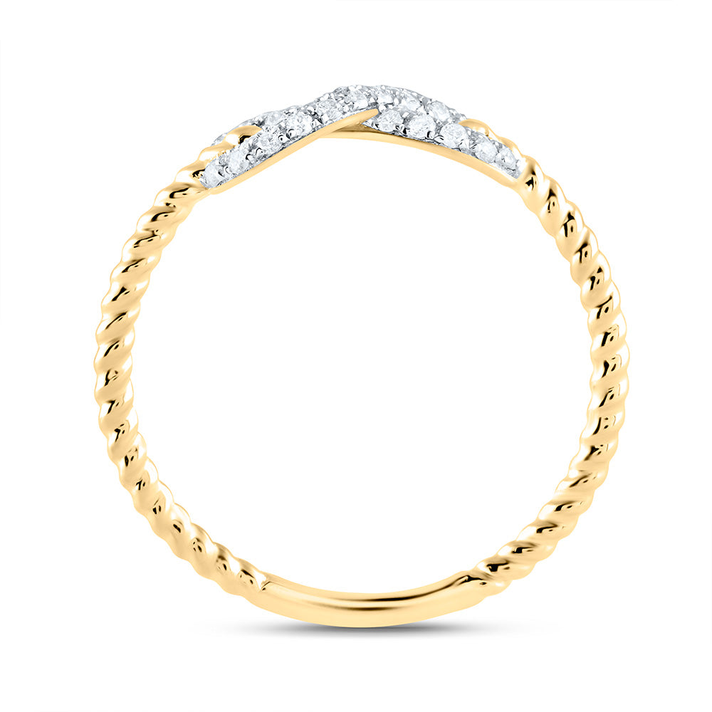 1/5CTW-DIA ANA M FASHION INFINITY RING 7 Daisy Joyeria