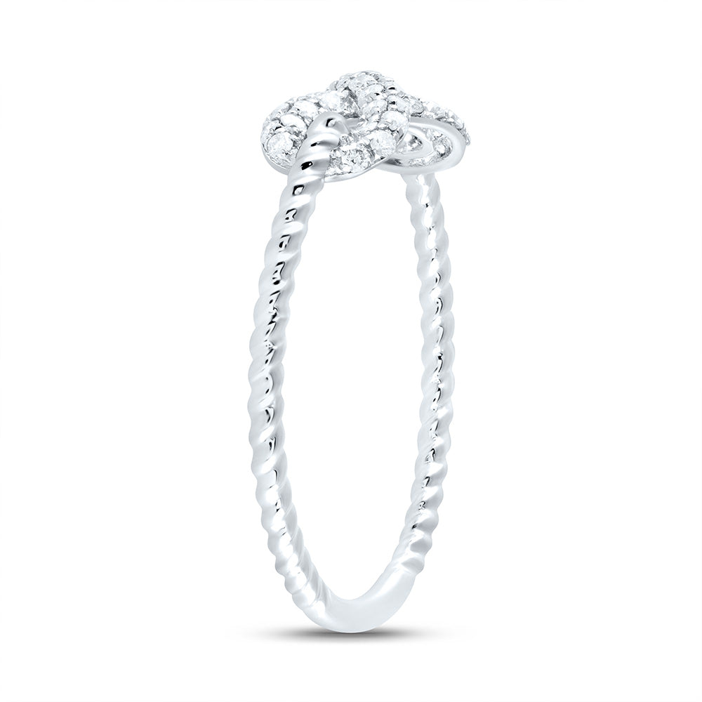 1/5CTW-DIA ANA M FASHION INFINITY RING 7 Daisy Joyeria