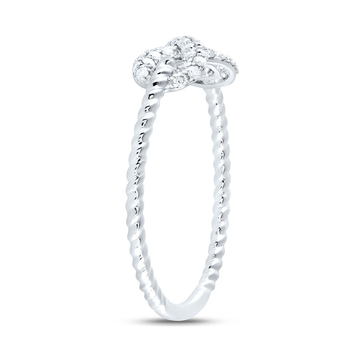 1/5CTW-DIA ANA M FASHION INFINITY RING 7 Daisy Joyeria