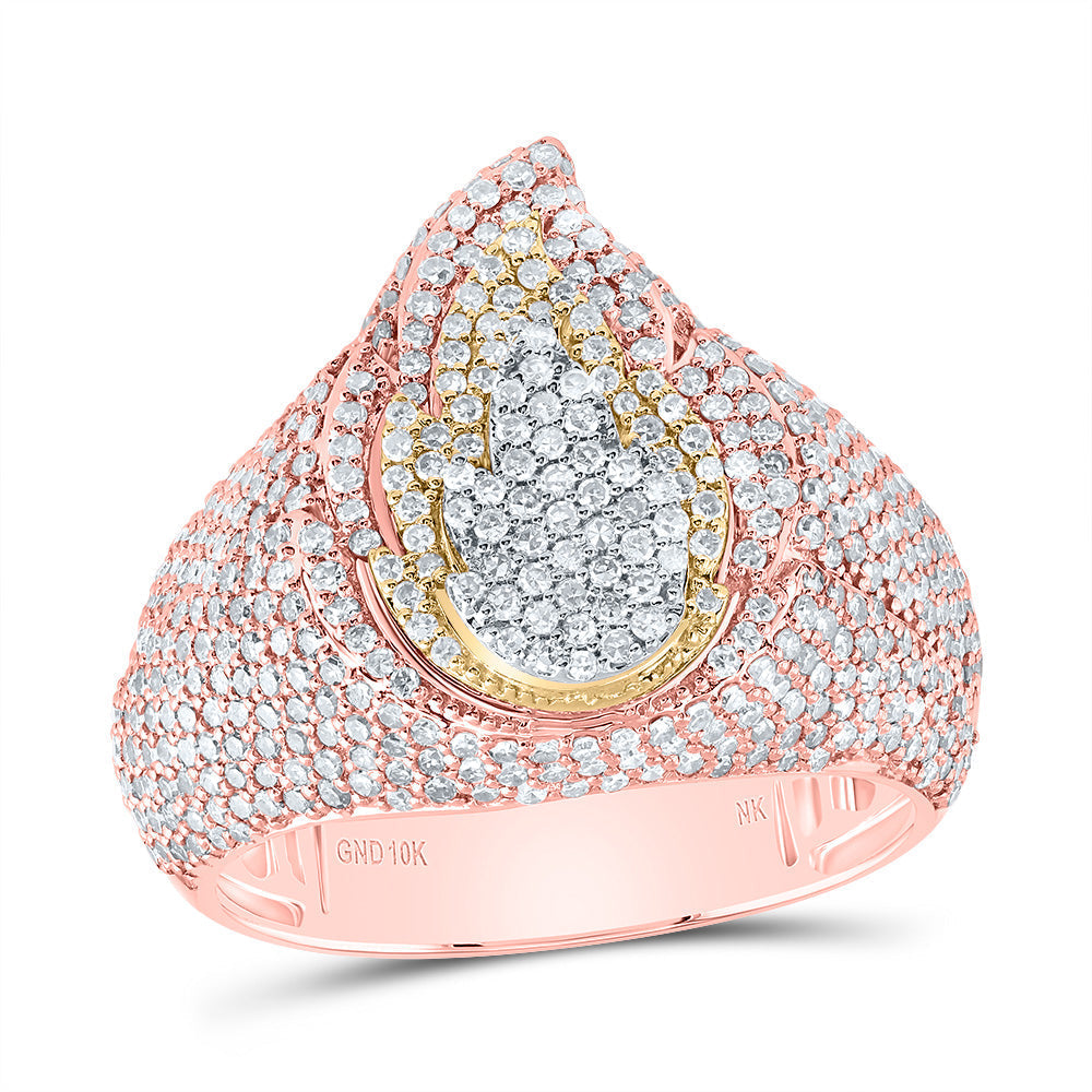 1 7/8CTW-DIA NK MENS RING 10 Daisy Joyeria