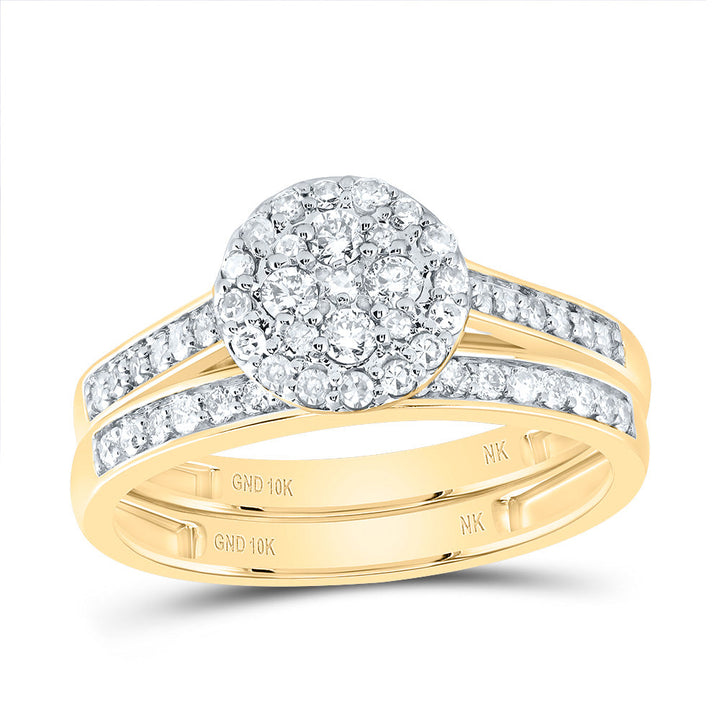 1 CTW-DIA NK ROUND TRIO SET 7 Daisy Joyeria