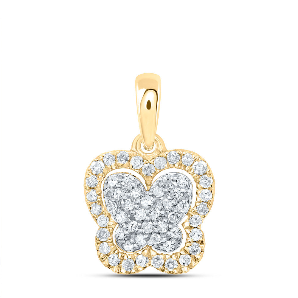 1/5CTW-DIA P1 GIFT BUTTERFLY PENDANT Daisy Joyeria