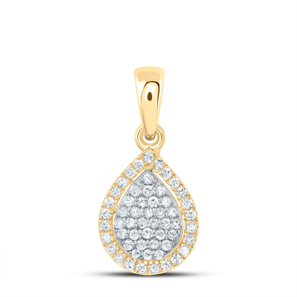 1/8CTW-DIA P1 GIFT PEAR PENDANT Daisy Joyeria