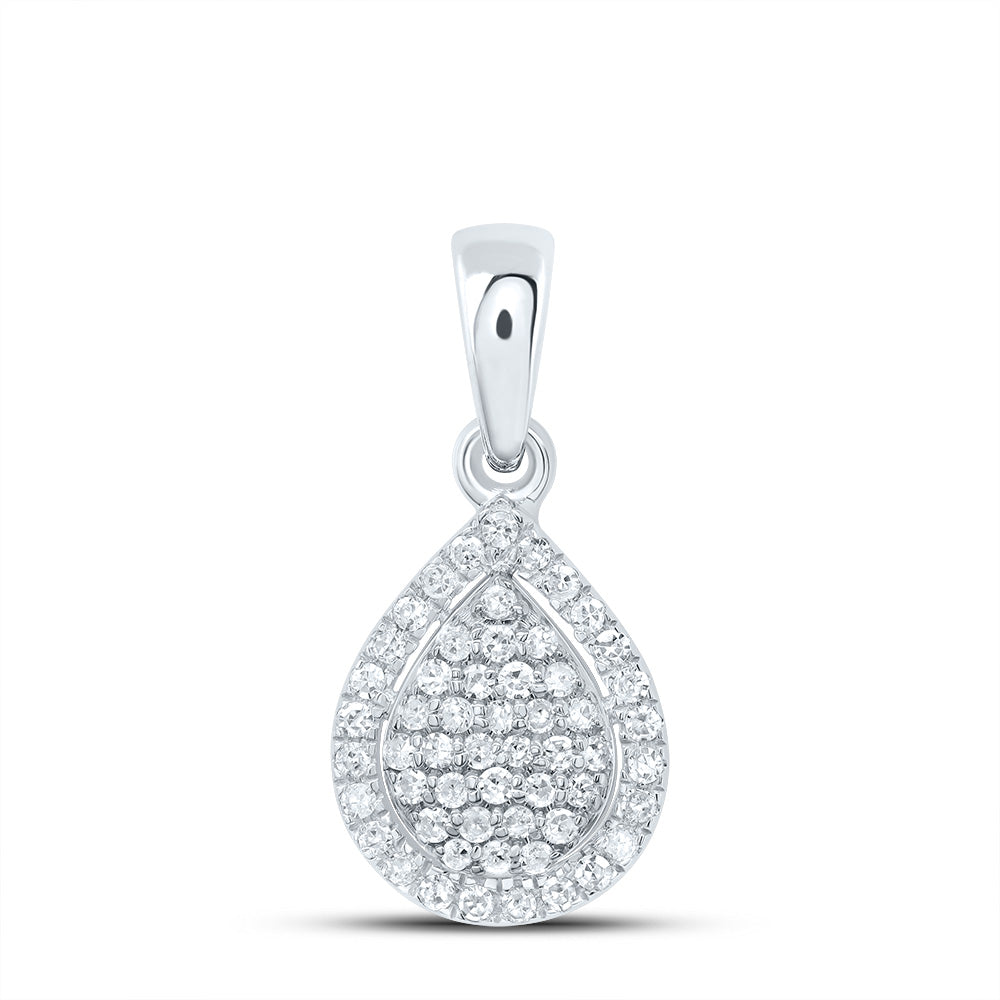1/8CTW-DIA P1 GIFT PEAR PENDANT Daisy Joyeria